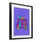Stupell Industries Vibrant Purple Ice Cream Truck Framed Print Under Glass, design by Susan Lugar